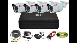 How to install AHD CCTV kit [upl. by Collen398]