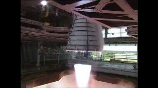 Future SLS Rocket Engine Test Fired at Full Power  RS25  Video [upl. by Airehc]