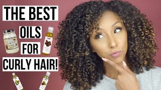 The BEST OILS for Natural Curly Hair  BiancaReneeToday [upl. by Chantal]