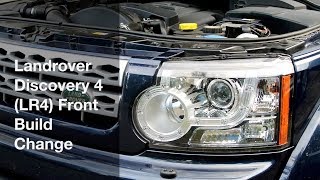 Landrover Discovery 4 LR4 Headlamp Buld Replacement [upl. by Annelg659]