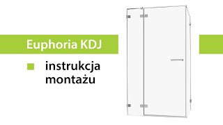 Montaż kabiny prysznicowej  Euphoria KDJ [upl. by Cilo]