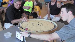 Crokinole 2017 New York Final  Conrad v Walsh [upl. by Cato]