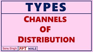 TYPES OF CHANNELS OF DISTRIBUTION IN HINDI  Marketing Management  BBAMBABcom  ppt [upl. by Un]