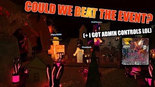 TOWER BATTLES HALLOWEEN EVENT FT PLANET3ARTH  FRIENDS [upl. by Akiemaj]