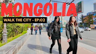 MONGOLIA Ulaanbaatar  Walk The City  EP02 [upl. by Ainuj]