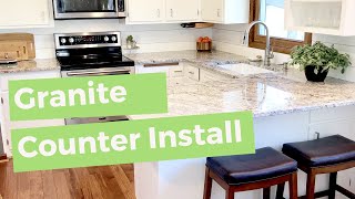 Installing Granite Countertops [upl. by Aloap]