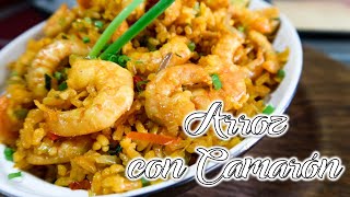 CÓMO HACER ARROZ CON CAMARÓN [upl. by Mik]