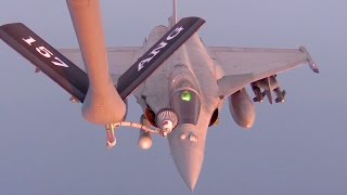 Dassault Rafale F2 Air Refueling  340th Expeditionary Air Refueling Squadron [upl. by Kelvin]