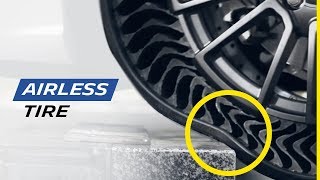 New generation of airless tire  Michelin [upl. by Adnalra]