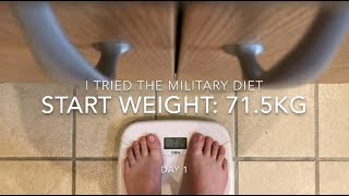 I tried the “Military Diet” for 3 days [upl. by Shields]