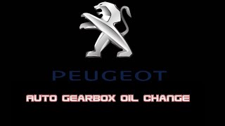 Peugeot 206206cc Automatic Gearbox Oil Change [upl. by Atteval732]