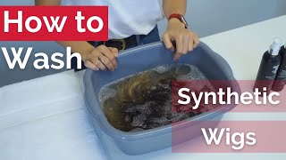 How to Wash a Synthetic Wig  Step By Step Guide [upl. by Hilly]