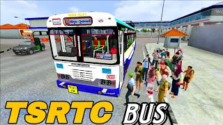 TSRTC Bus Mod in Action  Bus Simulator Indonesia Gameplay [upl. by Arathorn354]