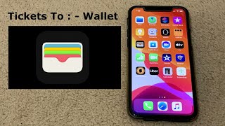 How to add Tickets to Apple Wallet [upl. by Schreibman]