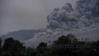 Sinabung Pyroclastic Flows [upl. by Forkey]