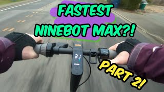 Fastest Ninebot MAX  Part 2  Testing [upl. by Corrina]