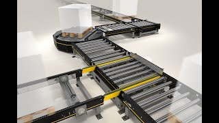 Interroll MPP Pallet conveyor System  Available from CSL [upl. by Anenahs]