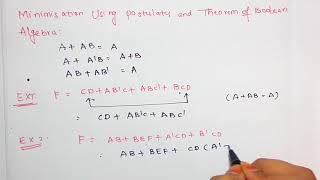 Boolean function minimization [upl. by Ellenid]