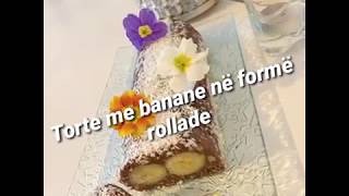 Torte me banane ne forme rollade  Best banana cake Ive ever had [upl. by Lael648]