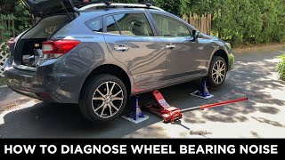 How To Diagnose a Bad Wheel Bearing  Subaru Impreza 2018 [upl. by Nomae]