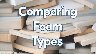 Comparing Foam Types [upl. by Anawot517]