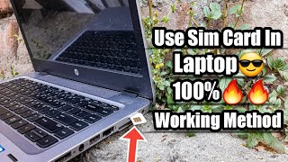 How To Install SIM Card In Laptop [upl. by Aseek]