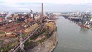 Luftaufnahme voestalpine Linz HD Drohne Drone [upl. by Ardeid815]