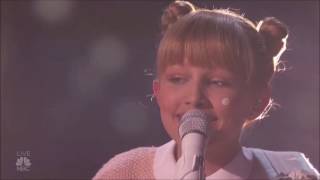 Grace VanderWaal Ukulele Girl Sings Original Song quotLight Up The Skyquot on AGT 2016 [upl. by Hsemar84]