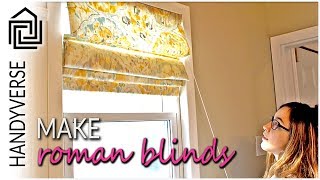 How to Make a Roman Blind  Handy Makes 01 [upl. by Jerusalem]