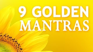 9 GOLDEN MANTRAS  108 Times [upl. by Narak724]