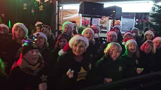 WHAT CHRISTMAS MEANS TO ME Rock Choir at Birkdale Lights Switch On 1st December 2024 [upl. by Cherianne]