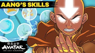 Avatar Aangs Bending Skill Tree 🌊⛰🔥🌪 Full Evolution  Avatar The Last Airbender [upl. by Hgielrahc]