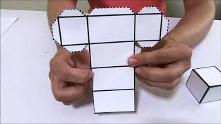 DIY Paper Rectangular Prism  Grade 2 Math  3D Shapes [upl. by Nay]