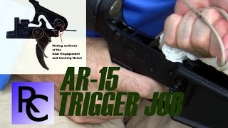 Paracord AR15 Trigger Job [upl. by Merari844]