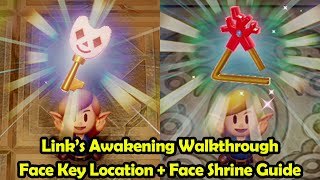 Face Shrine  Face Key Location Walkthrough  The Legend of Zelda Links Awakening Switch [upl. by Brandie]