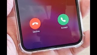 iPhone 11 Pro How to Answer  Decline an Incoming Call [upl. by Jae]