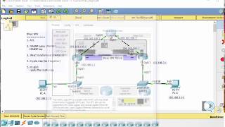 Create an IPsec VPN tunnel using Packet Tracer  CCNA Security [upl. by Datnow]