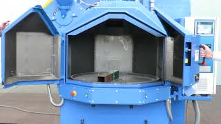 CM  T10 SHOT BLASTING MACHINE SURFACE TREATMENT EXAMPLE [upl. by Ioj530]