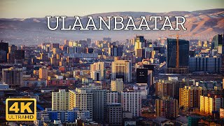 Ulaanbaatar Mongolia 🇲🇳  4K Drone Footage [upl. by Miuqaoj]