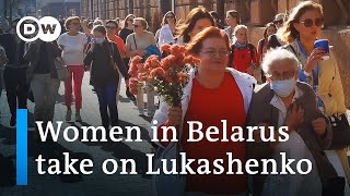 Belarus protests How women stand up to Lukashenko  Focus on Europe [upl. by Kenlee]