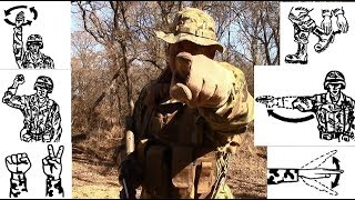 INFANTRYMANS GUIDE Basic Hand amp Arm Signals [upl. by Ainorev47]