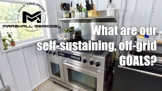 Garage Kitchen Tour  Canning  Baking  SelfSustaining OffGrid Journey [upl. by Frederica]