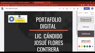 Tutorial ¿Cómo elaborar un portafolio Digital Docente [upl. by Aihtak]