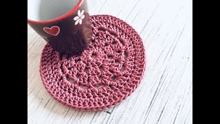 Posavasos a crochet ¡Facilísimo [upl. by Littlejohn]