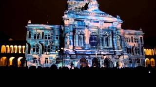 Bundeshaus Licht show [upl. by Eninej138]