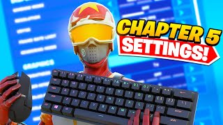 The BEST Keyboard  Mouse Settings  Sensitivity  Binds in Chapter 5 Fortnite [upl. by Rosamond]