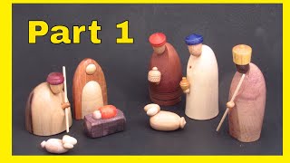 Wood Turn a Nativity Scene  Part 1 [upl. by Aura889]