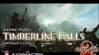 Guild Wars 2  Jumping Puzzle  Timberline Falls Coddlers Cove [upl. by Anaiuq301]