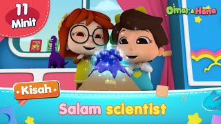 Omar amp Hana  Salam Scientist  Islamic Cartoons for kids [upl. by Pol484]