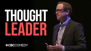 ‘Thought Leader’ gives talk that will inspire your thoughts  CBC Radio ComedySatire Skit [upl. by Andreas]